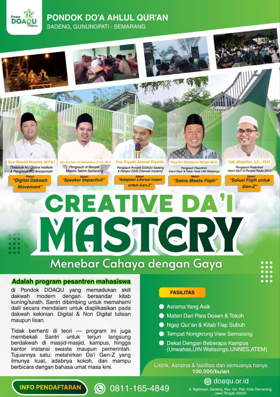 CREATIVE DA’I MASTERY