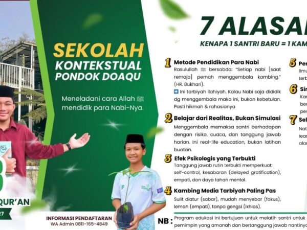 PPDB PONDOK DO’A AHLUL QUR’AN